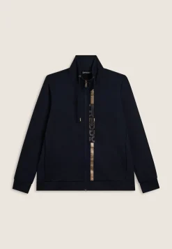 Freddy Felpa da donna con zip, collo alto e dettagli oro-Donna Pilates|Ginnastica