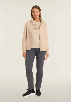 Freddy Felpa da donna zip e collo alto con logo minimal-Donna Pilates|Ginnastica