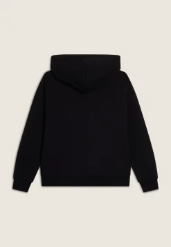 Freddy Felpa donna comfort con zip e cappuccio con interno maculato-Donna Fitness|Felpe