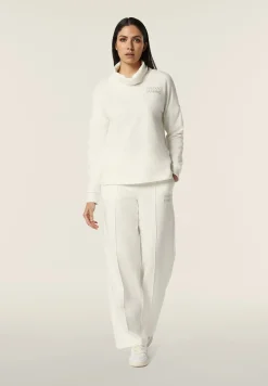 Freddy Felpa donna comfort fit con collo a tubo-Donna Ginnastica|Felpe