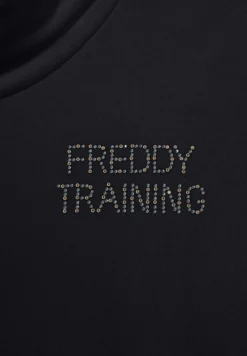 Freddy Felpa donna comfort fit con collo a tubo-Donna Ginnastica|Felpe
