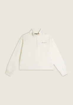 Freddy Felpa donna comfort fit chiusura mezza zip e collo alto-Donna Felpe