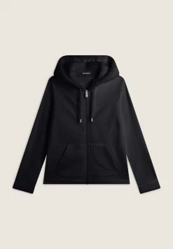 Freddy Felpa donna con cappuccio in tessuto teddy e chiusura zip-Donna Felpe|Ginnastica