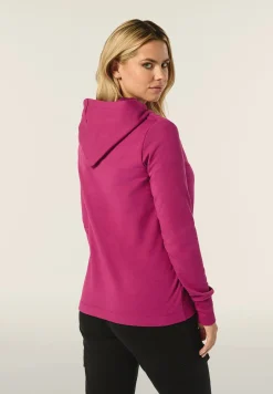 Freddy Felpa donna con cappuccio stampa paislely e logo con borchie-Donna Ginnastica|Felpe