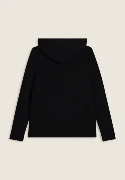 Freddy Felpa donna con cappuccio e inserti micro-trecce-Donna Felpe