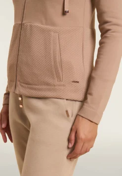Freddy Felpa donna con cappuccio e inserti micro-trecce-Donna Felpe