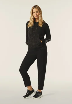 Freddy Felpa donna con cappuccio e busto fantasia paisley all-over-Donna Ginnastica|Felpe