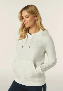 Freddy Felpa donna con cappuccio e busto fantasia paisley all-over-Donna Ginnastica|Felpe