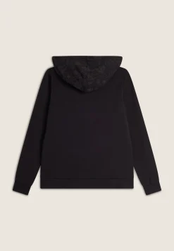 Freddy Felpa donna con cappuccio fantasia paisley e chiusura zip-Donna Ginnastica|Felpe