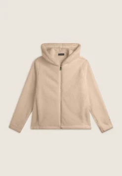 Freddy Felpa donna con cappuccio e zip in tessuto teddy-Donna Ginnastica|Felpe