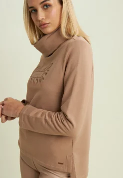Freddy Felpa donna con logo e strass al centro-Donna Felpe