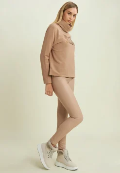 Freddy Felpa donna con logo e strass al centro-Donna Felpe
