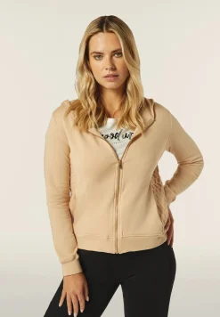 Freddy Felpa donna con zip e cappuccio in modal con inserti tricot-Donna Felpe