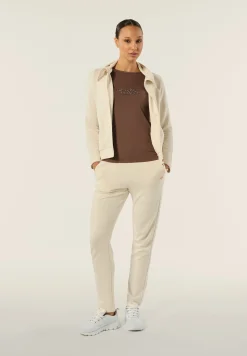 Freddy Felpa donna con zip e collo alto in viscosa ottoman cannetè-Donna Felpe