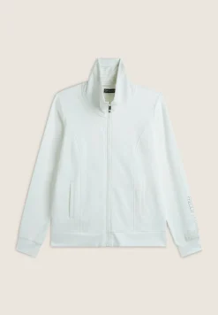 Freddy Felpa donna con zip e collo alto con interno paisley-Donna Felpe|Ginnastica