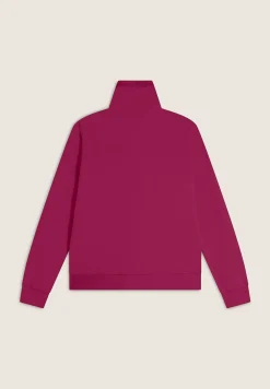 Freddy Felpa donna con zip e collo alto in costina-Donna Ginnastica|Felpe