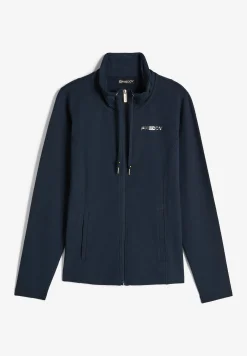 Freddy Felpa donna con zip e collo alto ampio con coulisse-Donna Pilates|Ginnastica