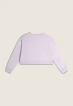 Freddy Felpa donna corta comfort fit in felpa poliestere-Donna Felpe