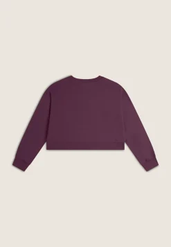 Freddy Felpa donna corta comfort fit in felpa poliestere-Donna Felpe