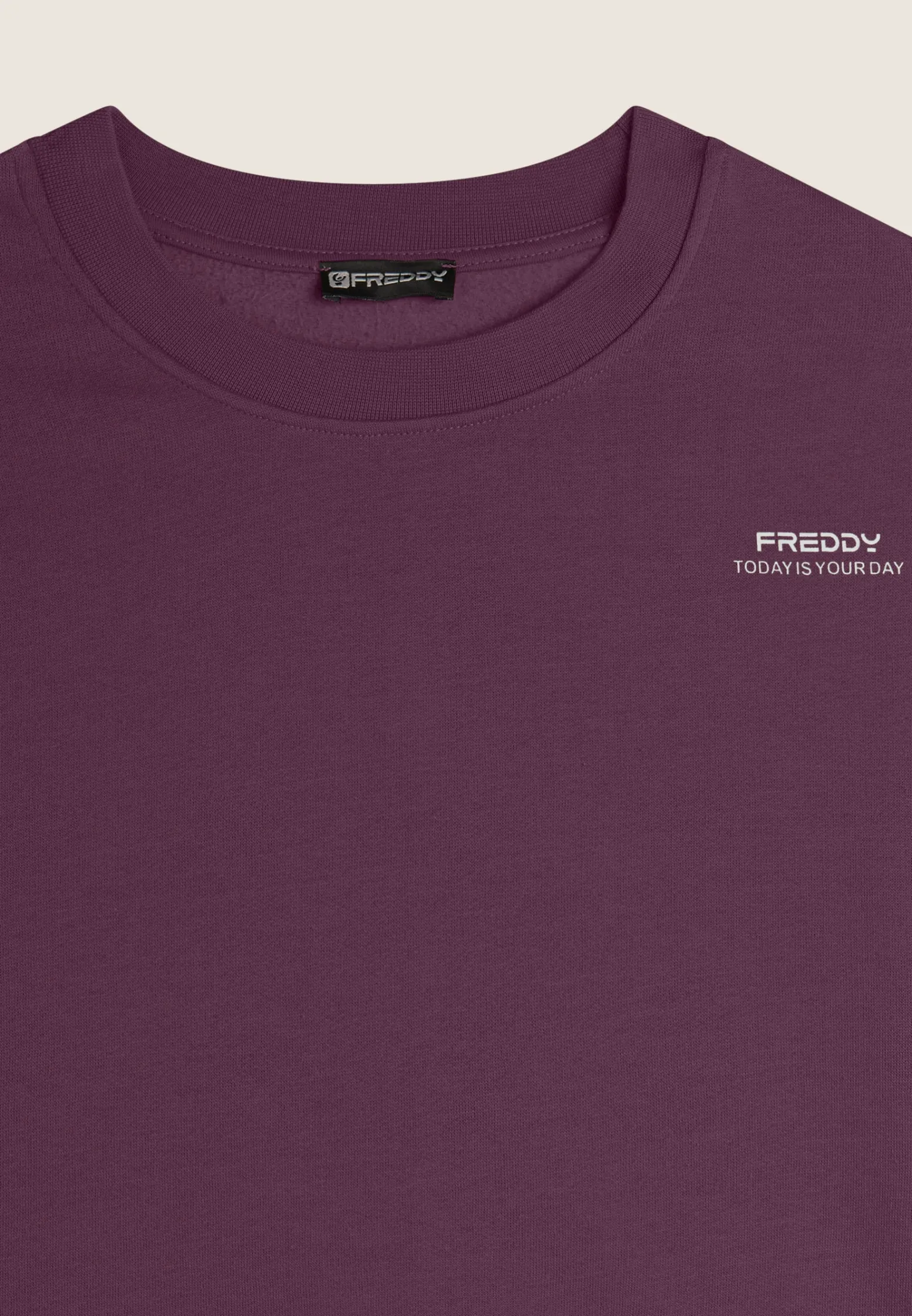 Freddy Felpa donna corta comfort fit in felpa poliestere-Donna Felpe