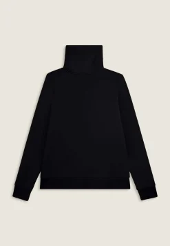 Freddy Felpa donna full-zip con collo alto e inserti micro-trecce-Donna Felpe