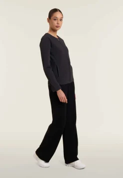 Freddy Felpa donna full-zip con fronte mélange lurex-Donna Felpe
