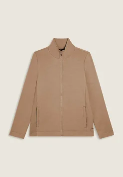 Freddy Felpa donna full-zip con inserti in tessuto micro-trecce-Donna Felpe