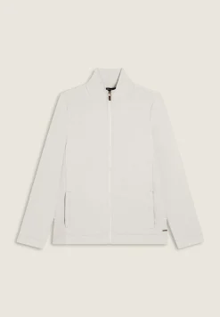 Freddy Felpa donna full-zip con inserti in tessuto micro-trecce-Donna Felpe