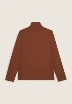 Freddy Felpa donna full-zip con inserti in tessuto micro-trecce-Donna Felpe