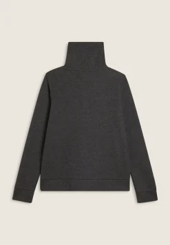 Freddy Felpa donna full-zip effetto tricot con collo alto-Donna Felpe