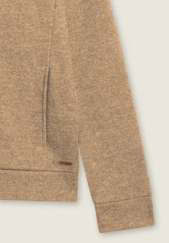 Freddy Felpa donna full-zip effetto tricot con collo alto-Donna Felpe