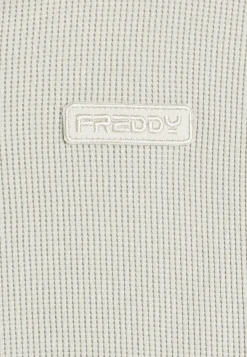 Freddy Felpa donna in jersey con cappuccio e tessuto waffle-Donna Felpe