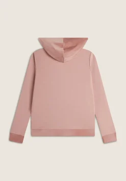 Freddy Felpa donna in viscosa con zip e cappuccio in velluto-Donna Felpe