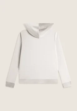 Freddy Felpa donna in viscosa con zip e cappuccio in velluto-Donna Felpe