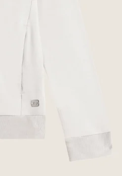 Freddy Felpa donna in viscosa con zip e cappuccio in velluto-Donna Felpe