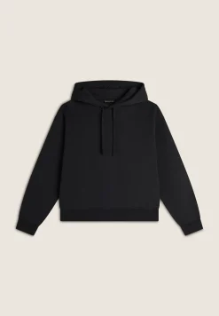 Freddy Felpa donna oversize con cappuccio e scritta sul retro-Donna Felpe