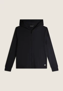 Freddy Felpa donna regular fit in viscosa con zip e cappuccio-Donna Felpe