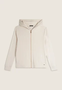 Freddy Felpa donna regular fit in viscosa con zip e cappuccio-Donna Felpe