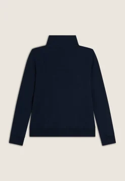 Freddy Felpa donna zip e collo alto regular fit con logo ricamato-Donna Pilates|Ginnastica
