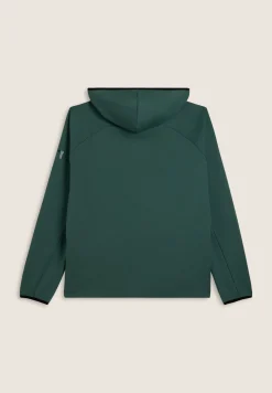 Freddy Felpa full zip con cappuccio e bordi in jacquard-Uomo Felpe