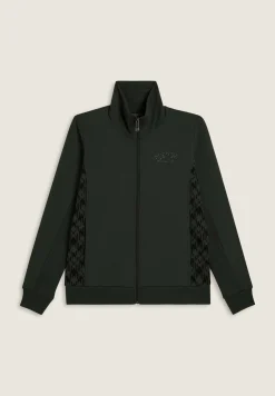 Freddy Felpa full zip con collo alto e inserti geometrici-Donna Ginnastica|Felpe