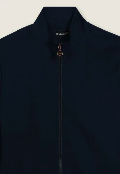 Freddy Felpa full zip in viscosa con inserti in ciniglia-Donna Felpe