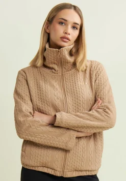 Freddy Felpa full-zip in tessuto tecnico doppio a trecce-Donna Felpe