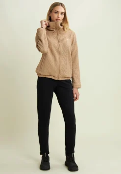 Freddy Felpa full-zip in tessuto tecnico doppio a trecce-Donna Felpe