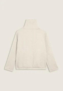 Freddy Felpa full-zip in tessuto tecnico doppio a trecce-Donna Felpe