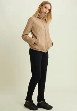 Freddy Felpa full-zip in tessuto tecnico doppio a trecce-Donna Felpe