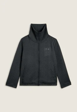 Freddy Felpa full-zip in tessuto tecnico doppio a trecce-Donna Felpe