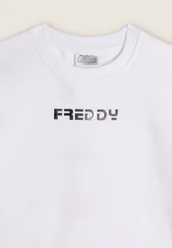 Freddy Felpa girocollo comfort fit con logo- Felpe