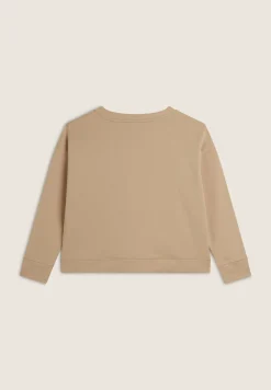 Freddy Felpa girocollo comfort fit da donna corta in vita-Donna Felpe