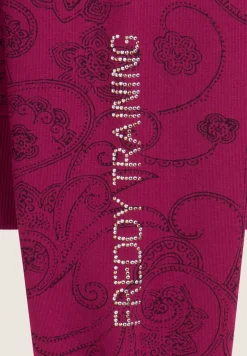Freddy Felpa girocollo da donna fantasia paisley all-over-Donna Ginnastica|Felpe